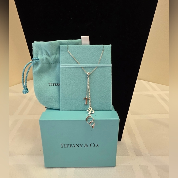 Tiffany & Co. Sterling Silver Vintage Lariat Necklace. 16" EUC. Full Inclusion - Picture 9 of 12